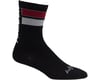 Image 2 for Whisky Parts Whisky Double Bar Wool Sock (Black/Red)